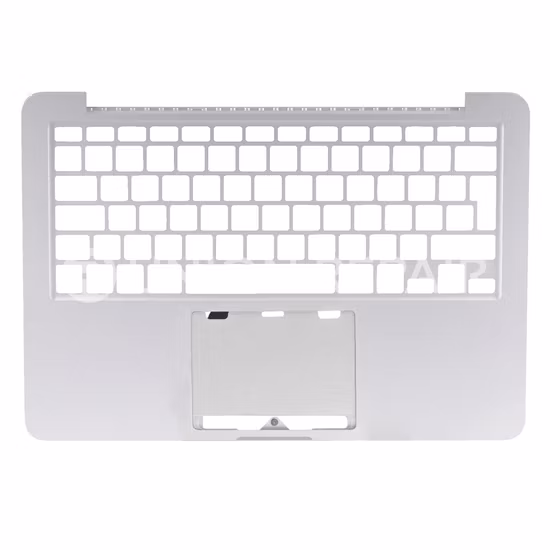 Верхняя часть корпуса клавиатуры из анодированного алюминия, обработанная на станке с ЧПУ