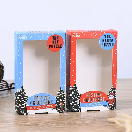 Изготовленная на заказ прозрачная коробка для парфюмерной упаковки по уходу за кожей с окном, складная коробка